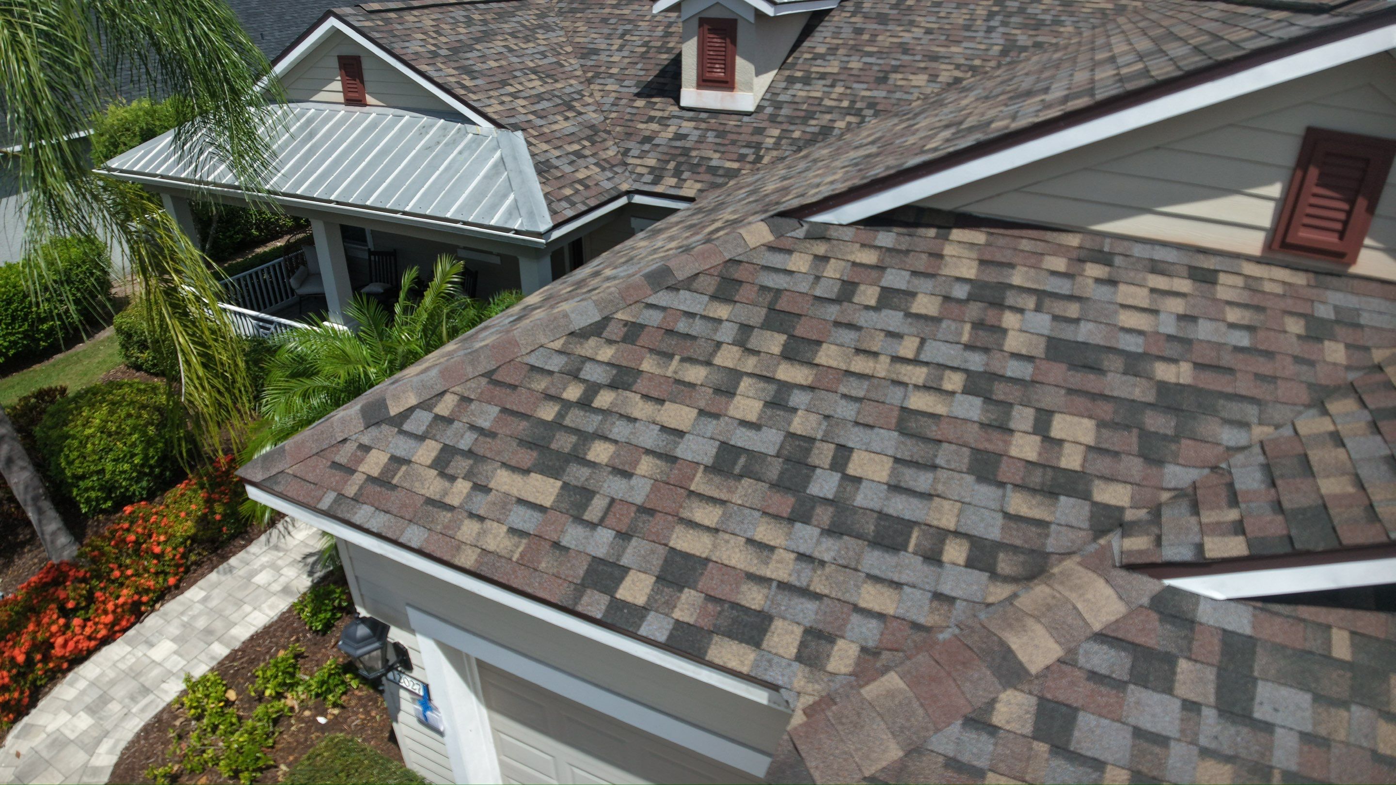 Architectural Summer Harvest Asphalt Shingle Roof Replacement in Bradenton, Florida by Trinity Restoration and Roofing LLC