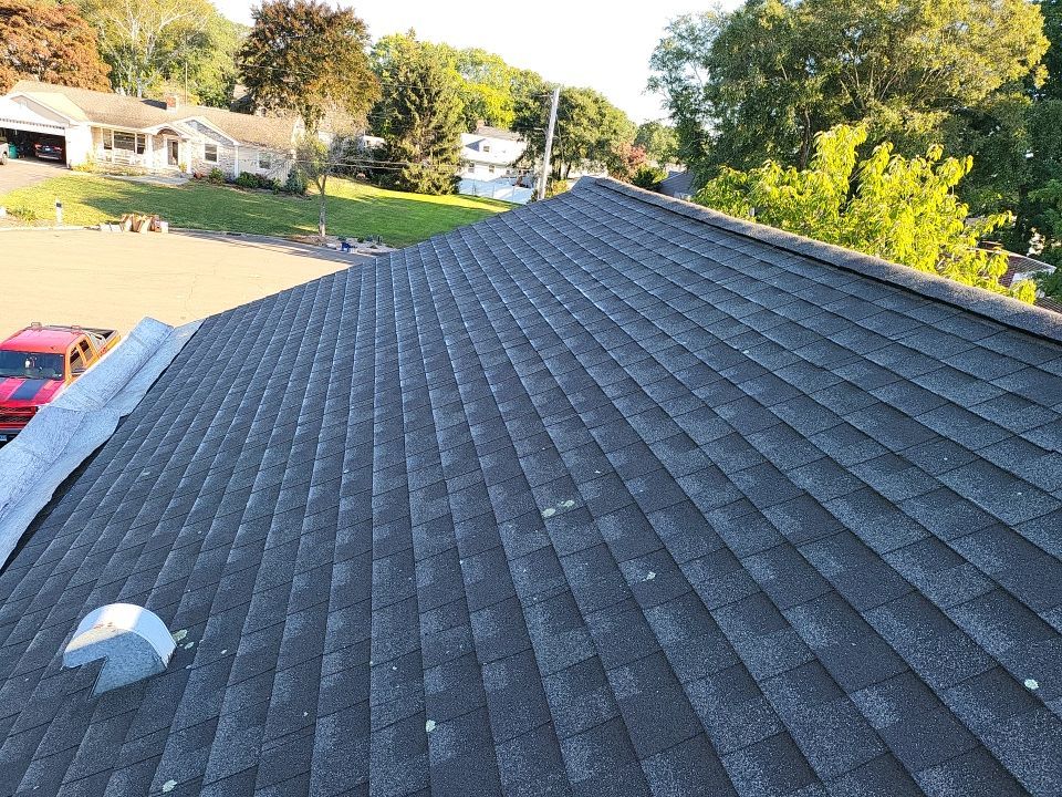 Residential Roofing Installation using Owens Corning Duration Slatestone Gray by A Plus Exterior