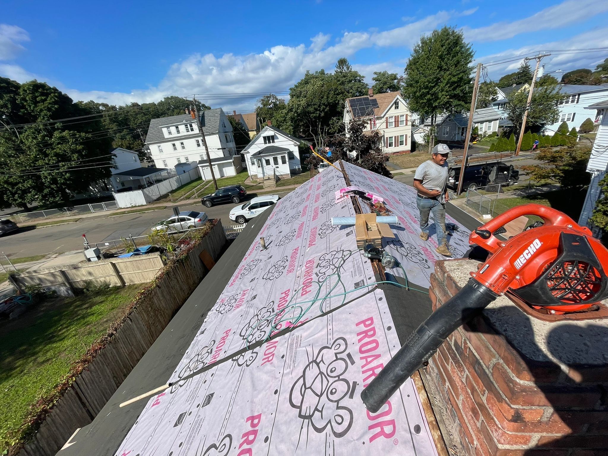 Residential Roofing Installation using Owens Corning TruDefinition Duration - Estate Gray by A Plus Exterior