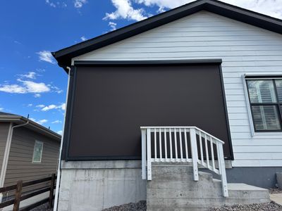 Motorized Exterior MagnaTrack Screen Installation for Castle Rock Patio