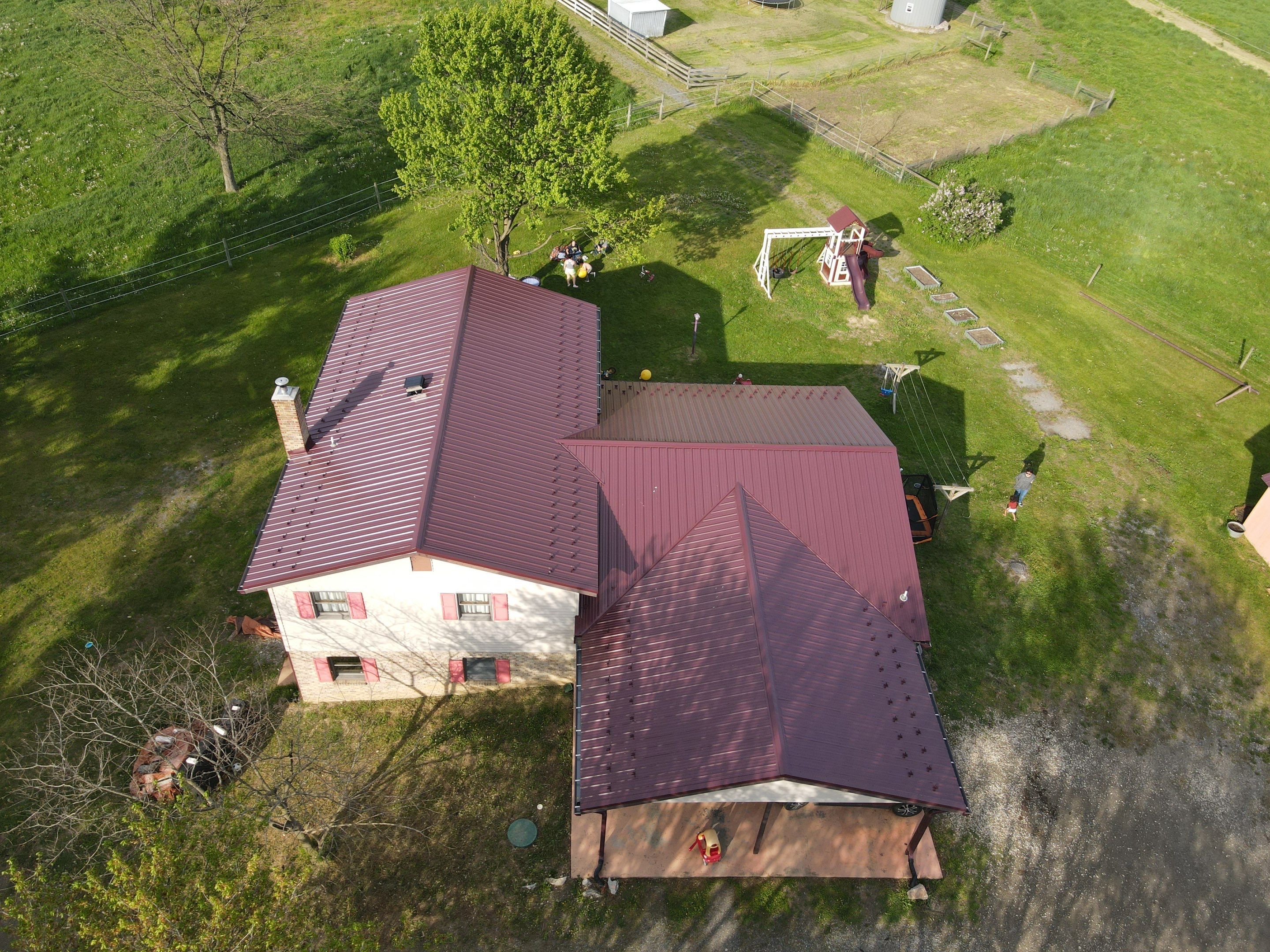 Metal Roof Installation using Everlast Azm panel w/ colourbond process by Teflon Roofing
