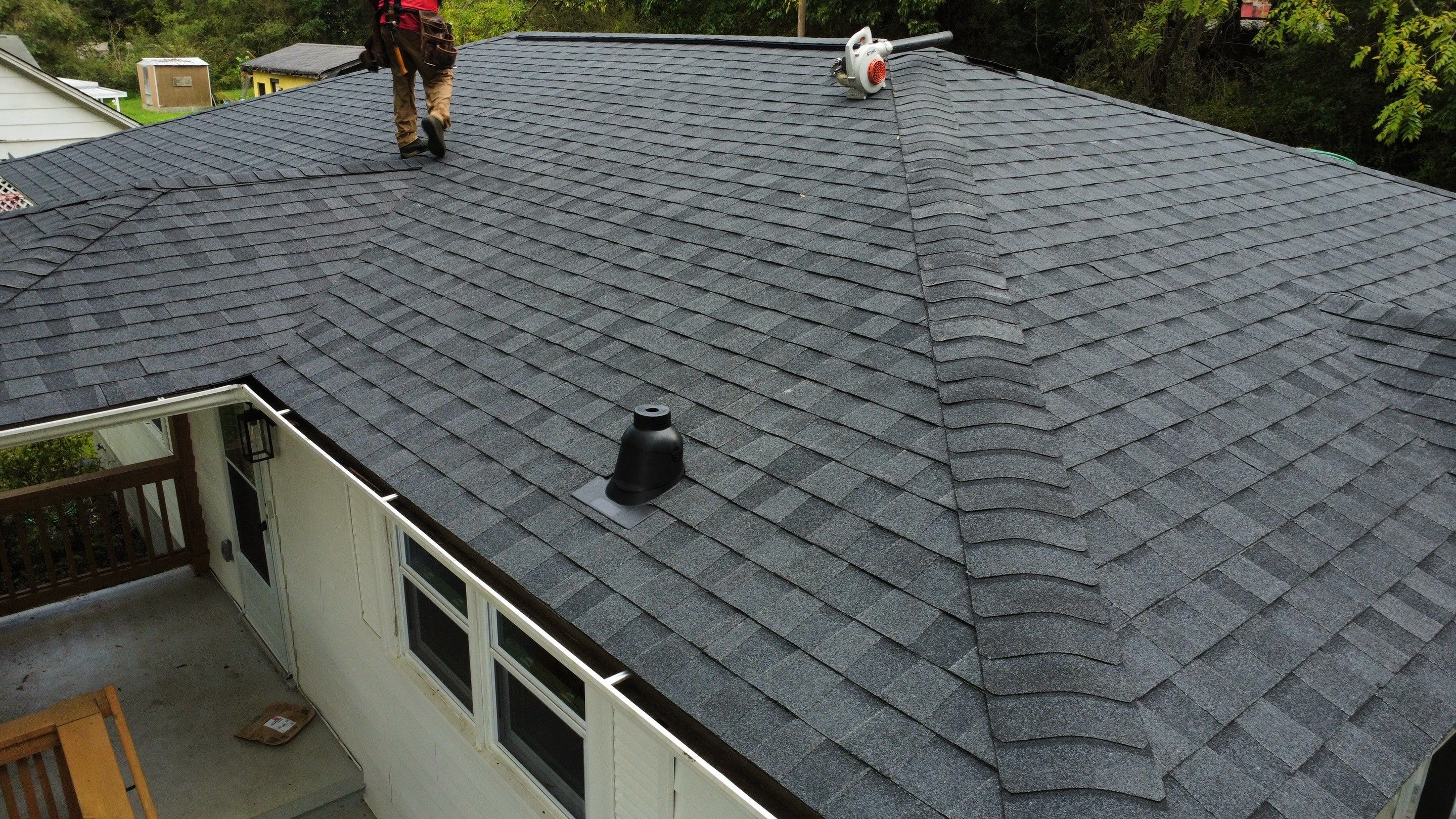 Comprehensive Asphalt Shingle Roof Installation and Decking Repair in Easley by Roofsters