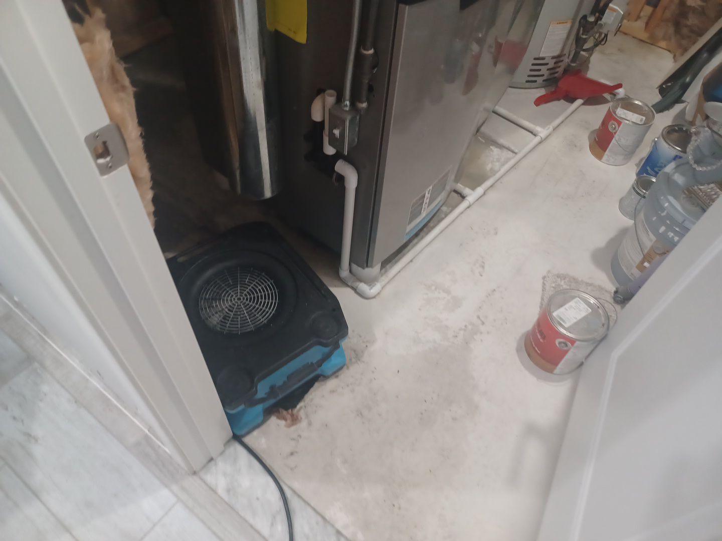 Project in West Bloomfield by EzDry Water Mitigation & Property Restoration