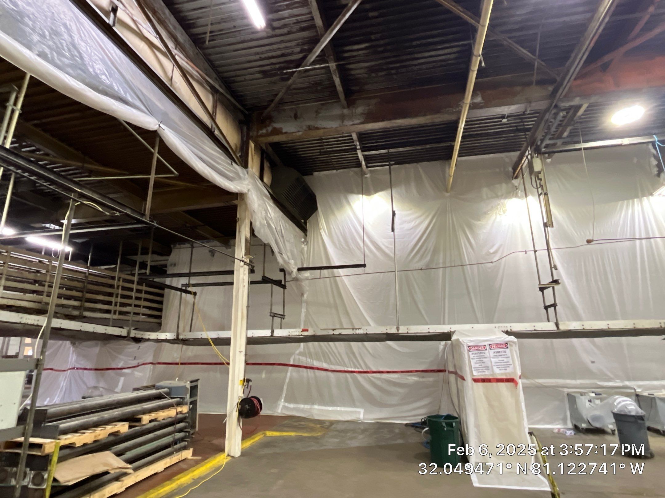 Transite Paneling Commercial Abatement by EAS Environmental, LLC.