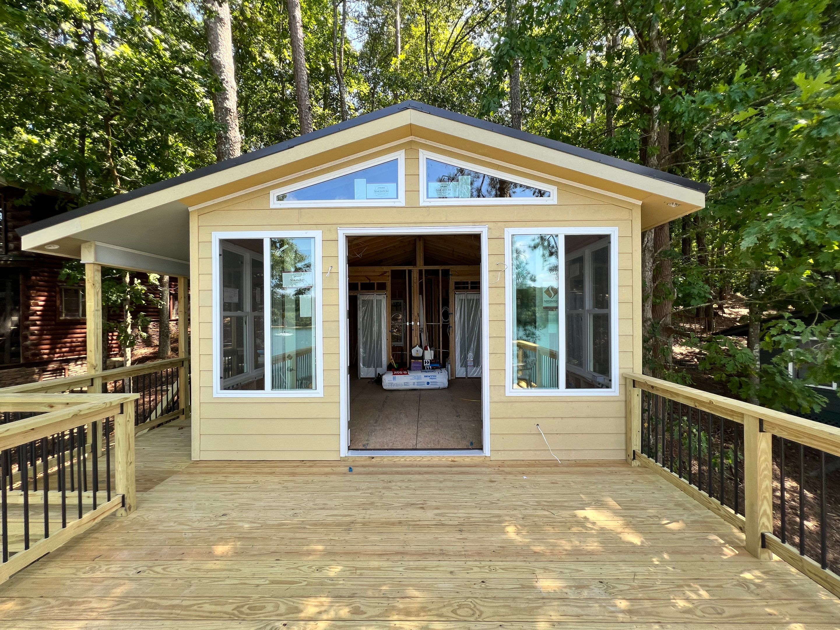 Lakefront Room Addition and Custom Deck Build in Acworth by Swift Home Renovations 