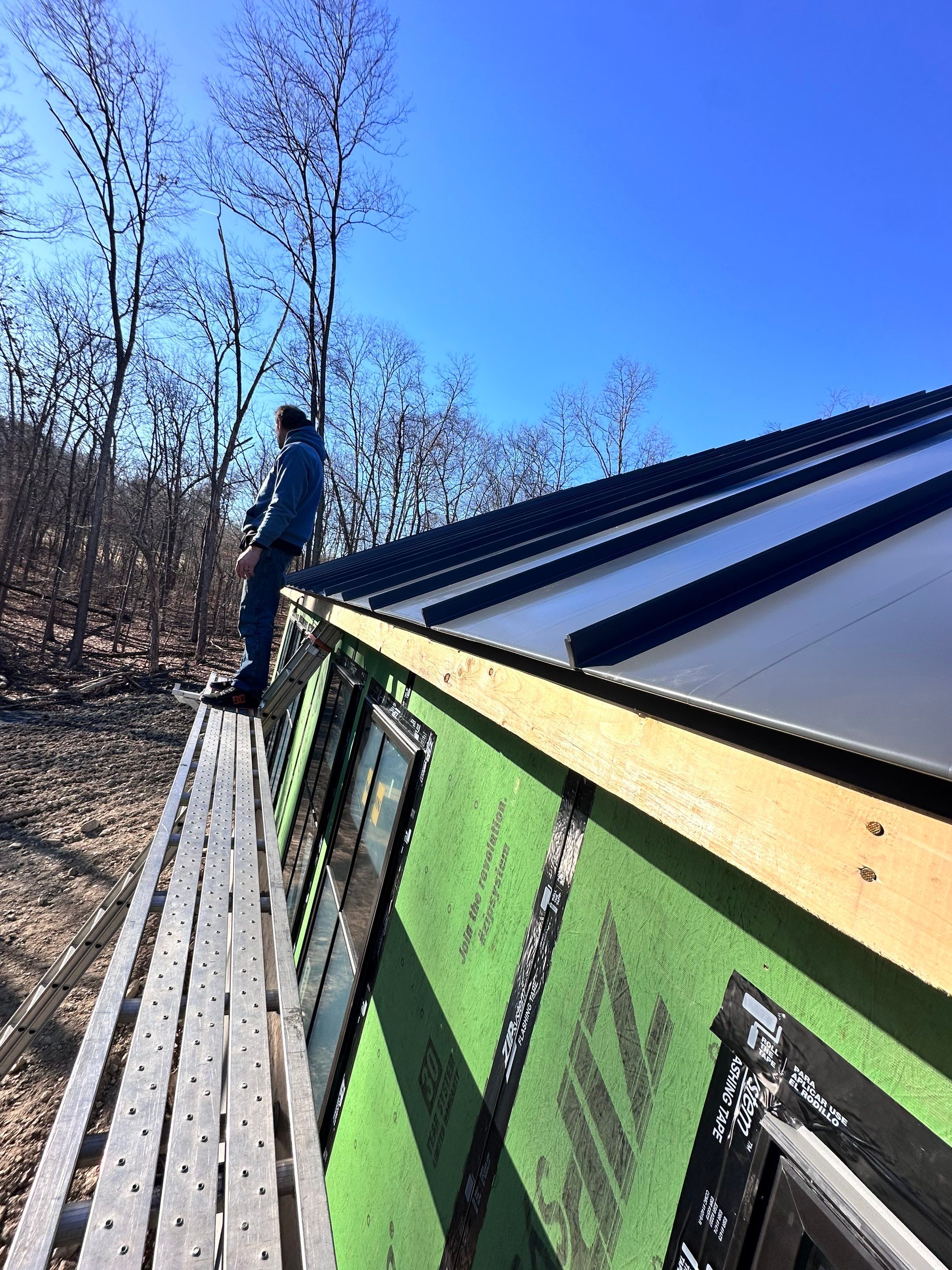 Standing Seam  using Everlast Standing Seam 24 Gauge  by Teflon Roofing