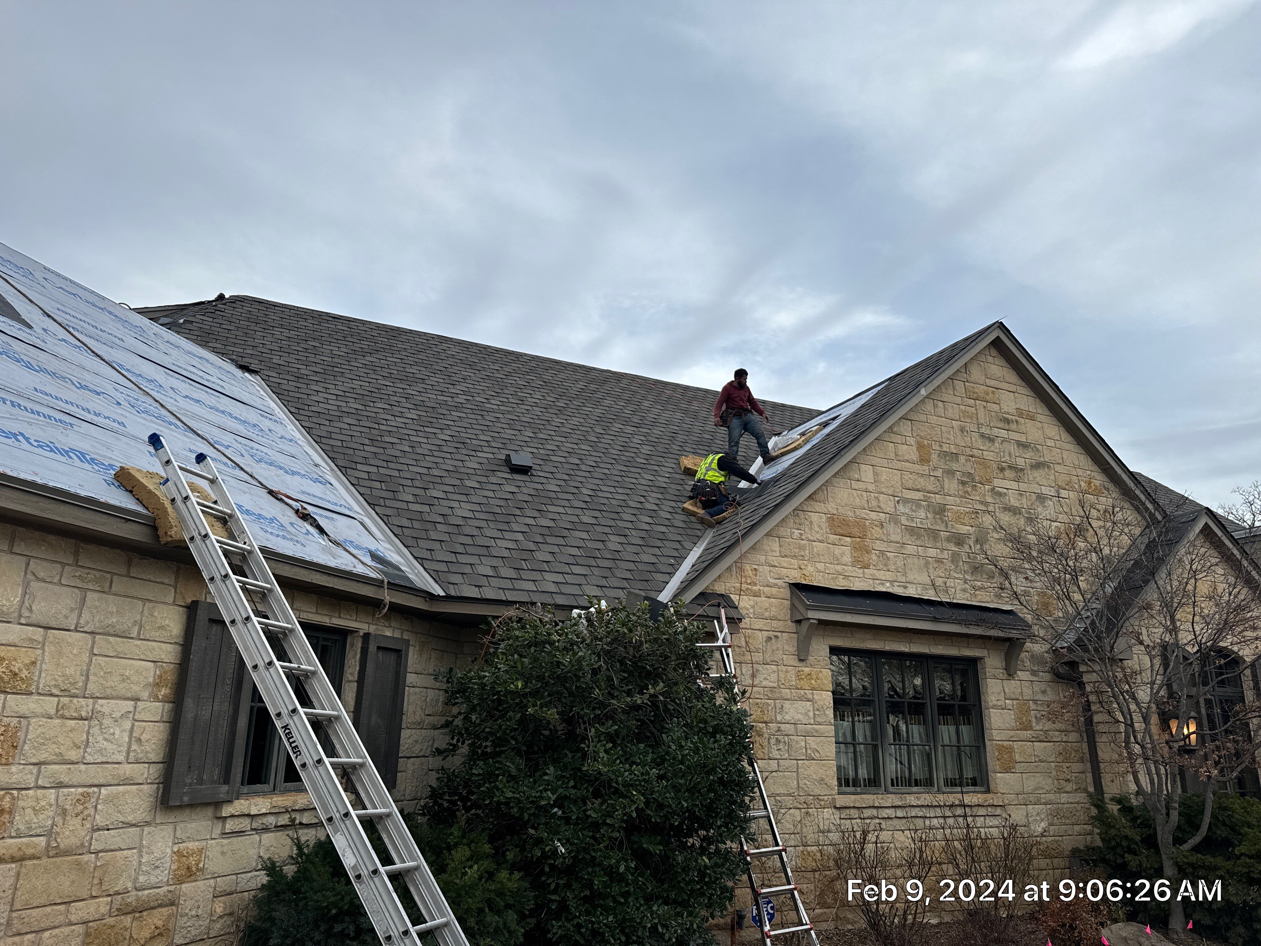Reroof using Certainteed Integrity Roof System by Castillo Roofing