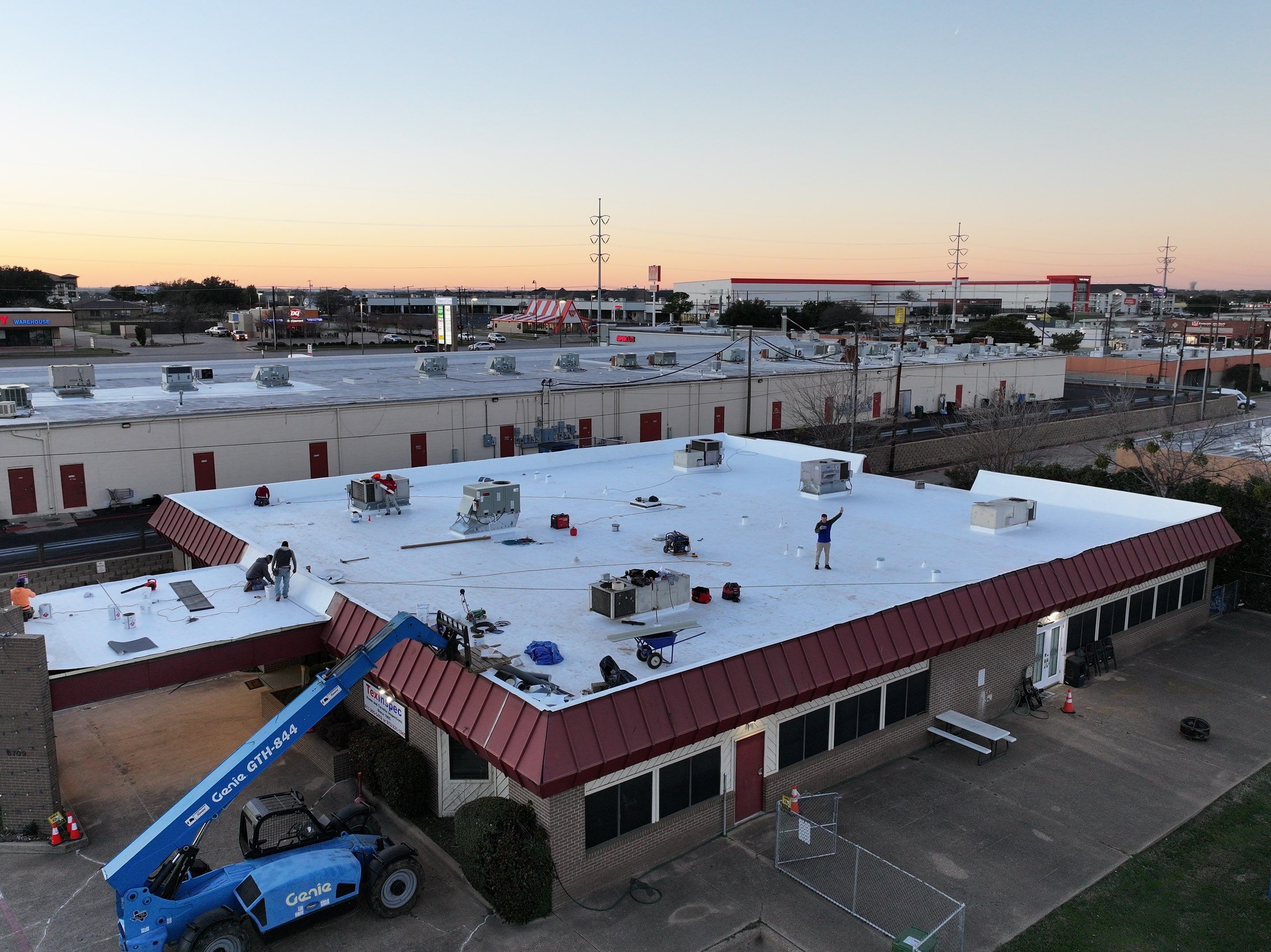 Commercial Roofing Installation using GAF Evergaurd TPO 60 Mil by Becker Roofing and Exteriors