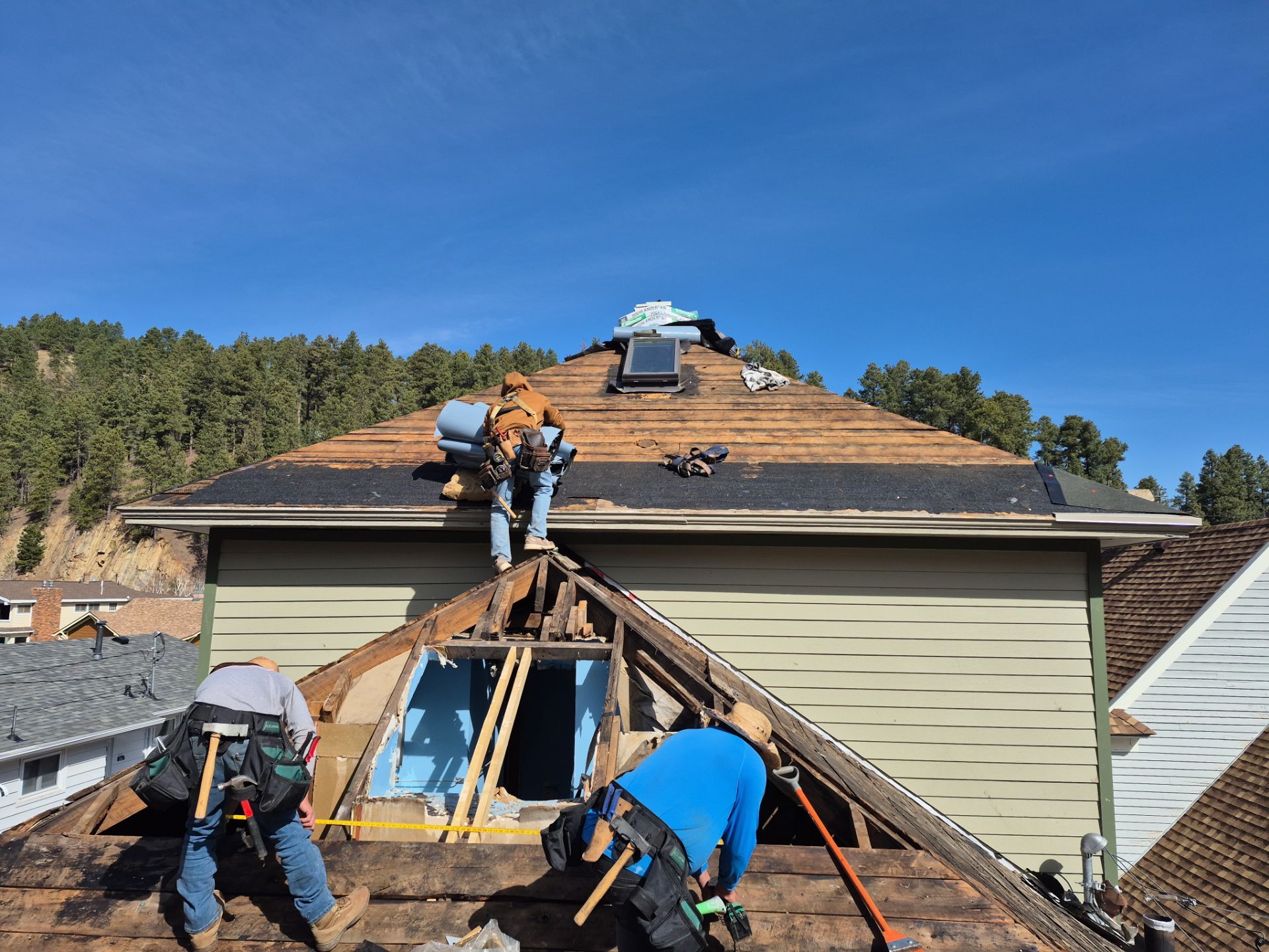 Residential Roofing Installation using Malarkey Shingles in Deadwood, SD by Weather-Tite Exteriors LLC
