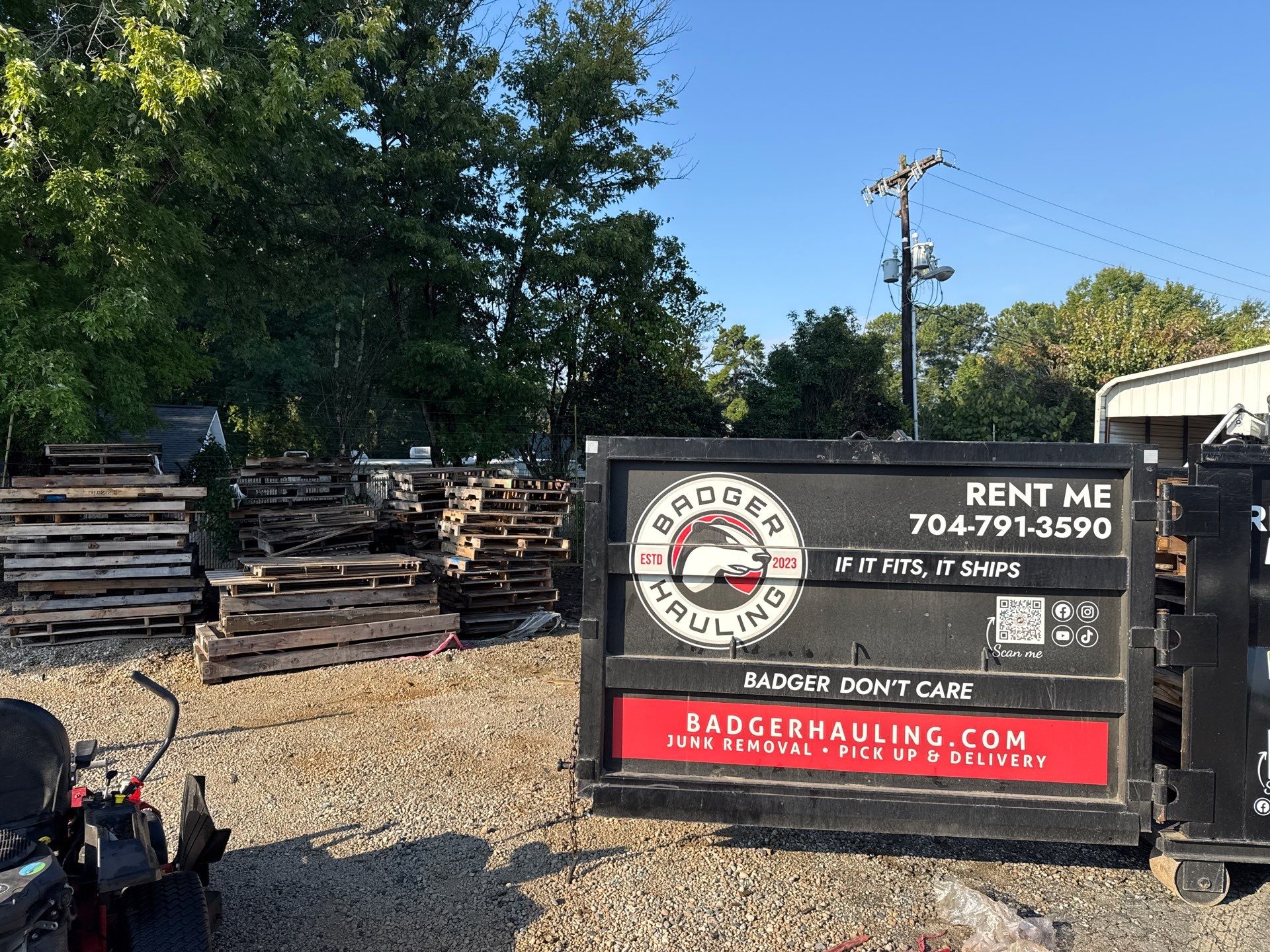 Project in Charlotte by Badger Hauling