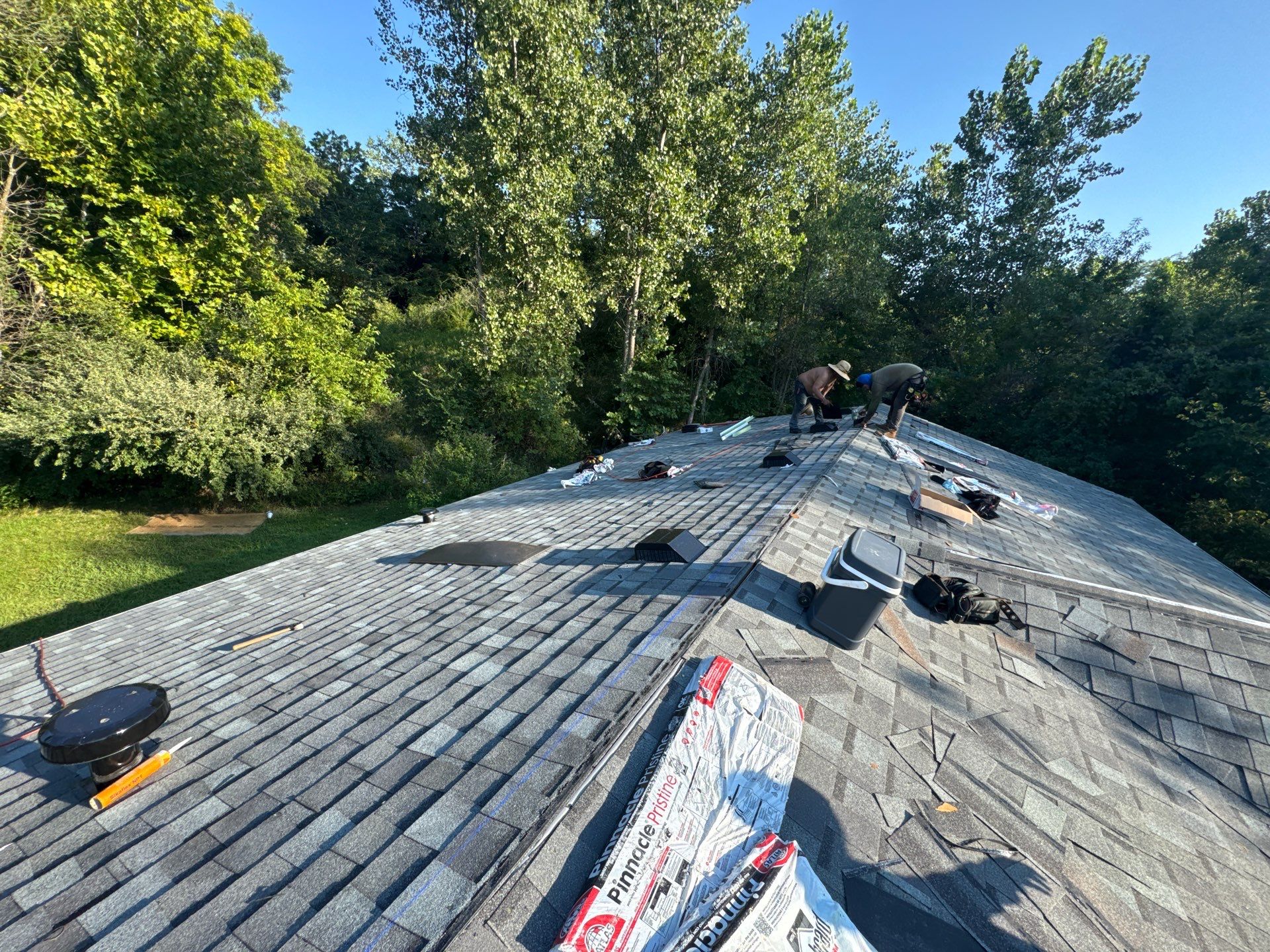 Residential Roofing Install - Atlas Pinnacle Pristine Shingles - Color Coastal Granite by Titan Commercial & Residential Roofing 