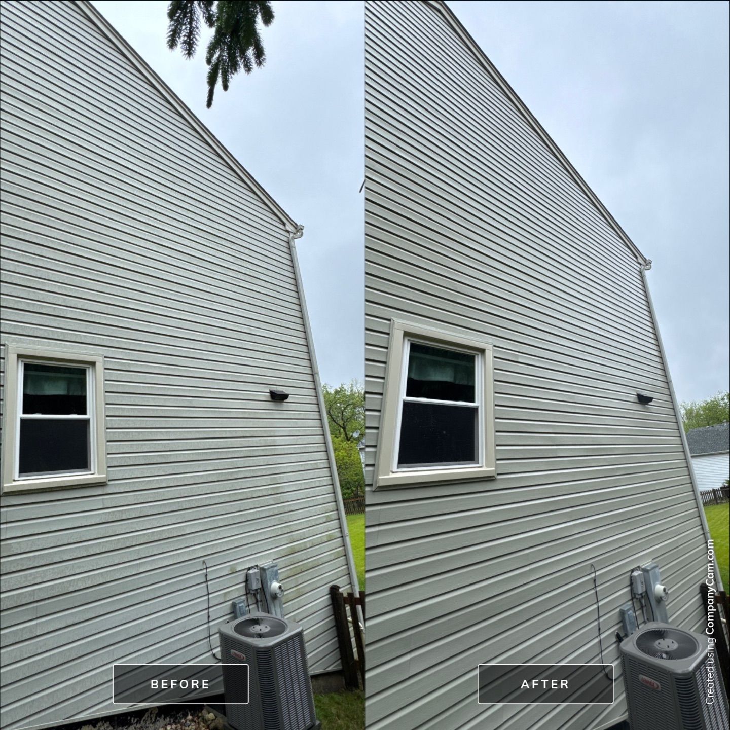 Project in Island Lake by Simmons Power & Soft Washing