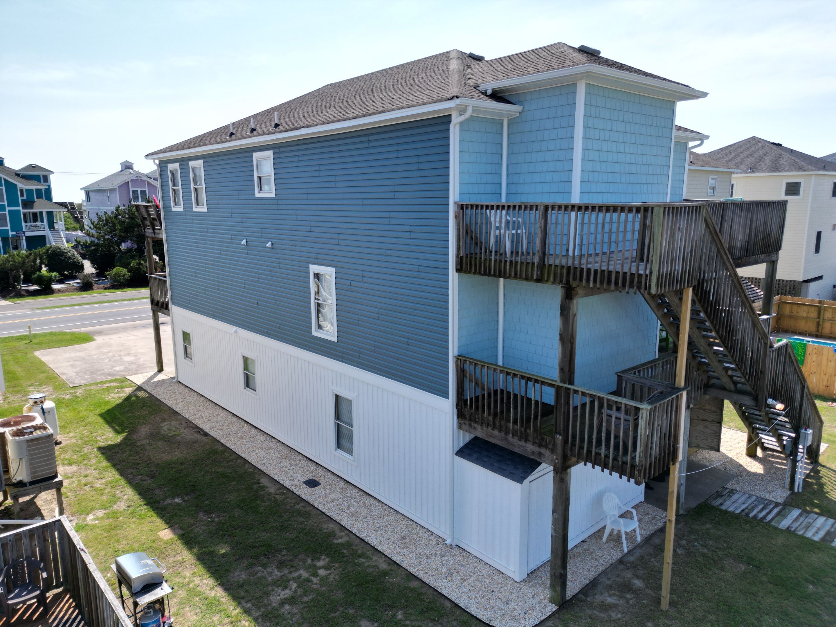 From Bland to Blue by Gallop Roofing & Remodeling, Inc.