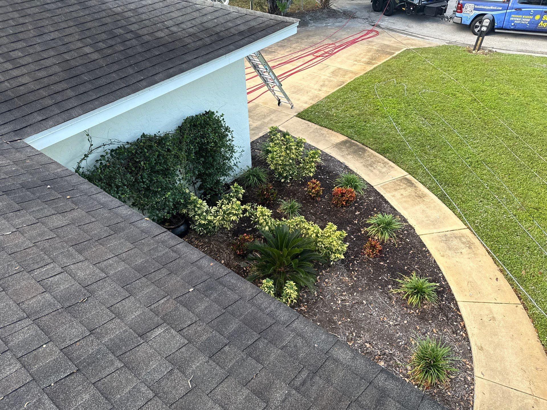 Complete Roof, Pool Deck, and Driveway Cleaning in Catalina Community, Bradenton, FL by Sunshine AquaWash