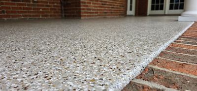 Front Porch Using Creekbed