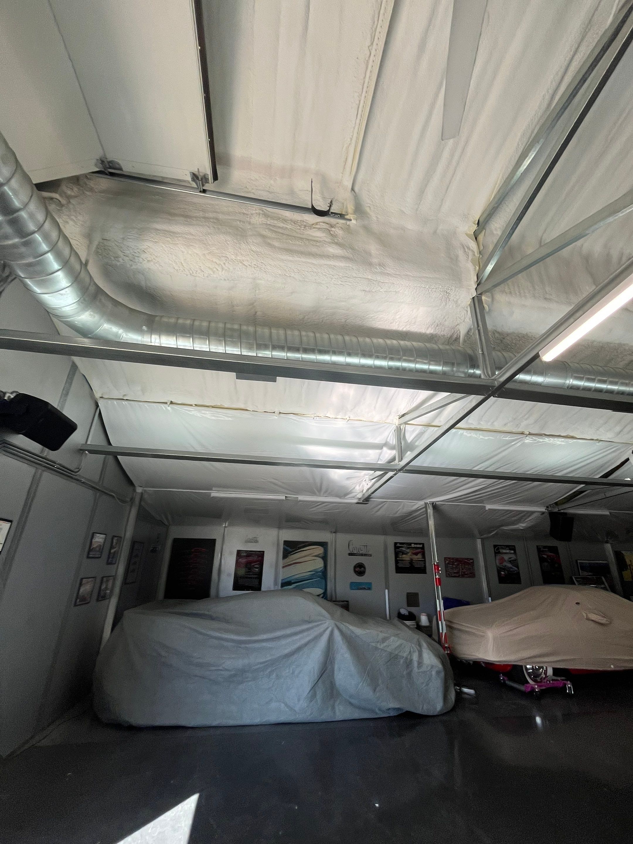 Sunnyvale Tx, Close cell spray foam custom garage  by Apex Insulation Solutions