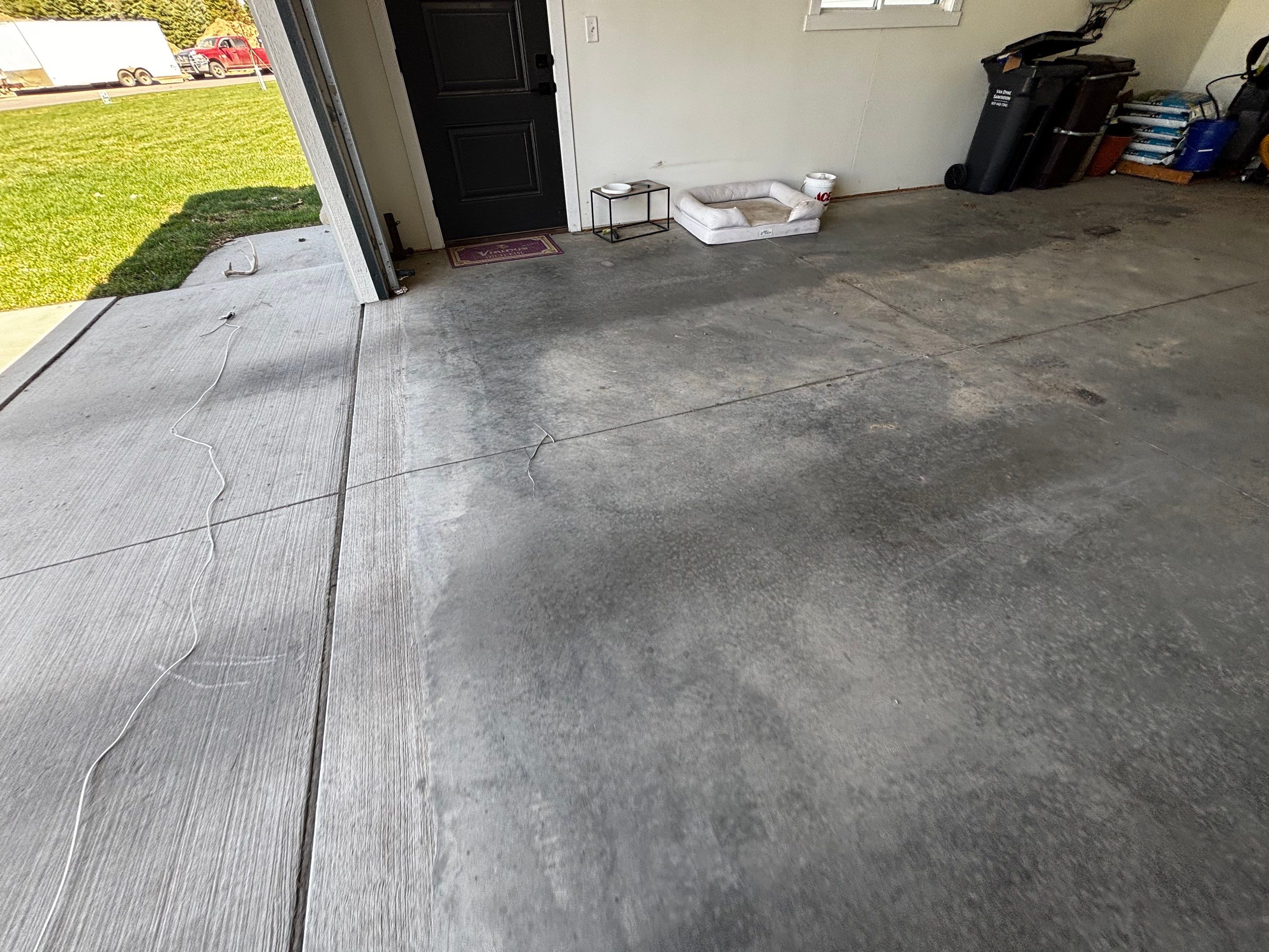 Dell Rapids Multi-Car Garage Concrete Floor Coating and Repair by Select Painting, Coatings & Garage Cabinets