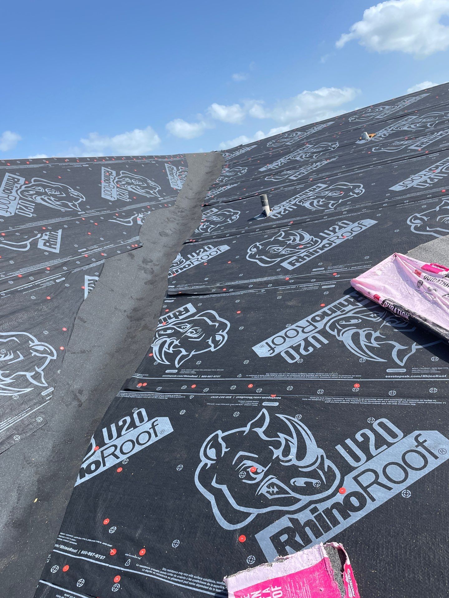 Residential Roofing Installation using Owen's Corning Duration (Lifetime) Shingles by Roof Repair Company