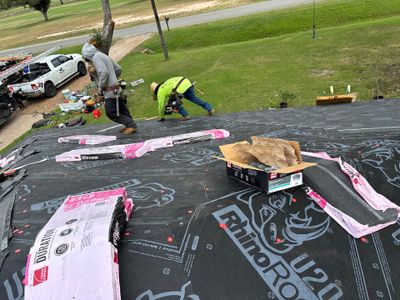 Residential Roofing Installation using Owen's Corning Duration (Lifetime) Shingles