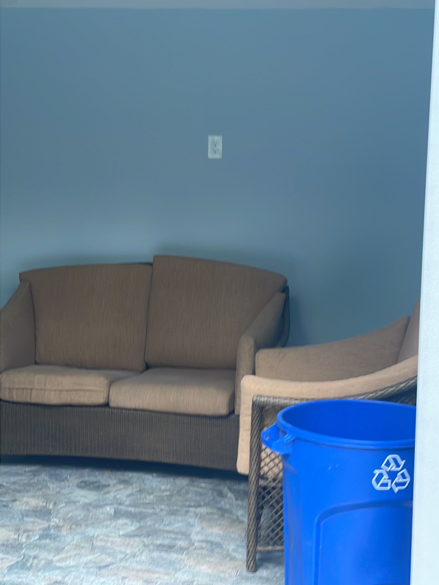 Pool Surround remodel with retaining walls, new waterfall and water slide by Fairfax Contractors, LLC