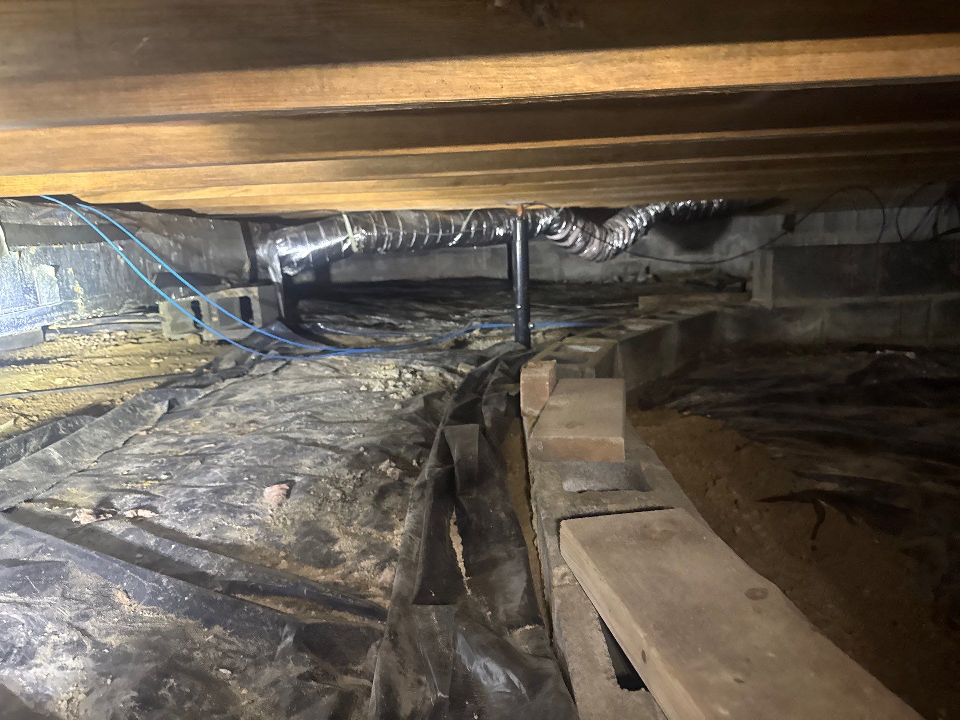 Project in Carrsville by Patriot Crawl Space Repairs
