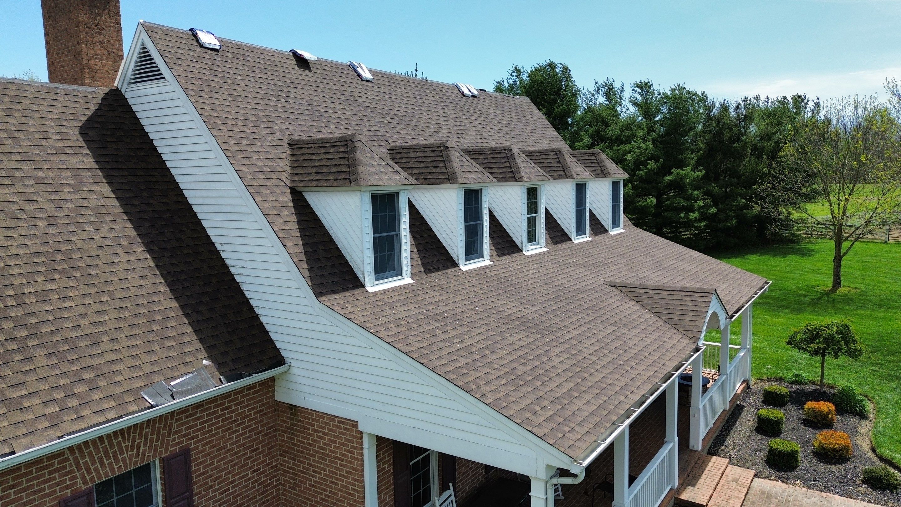 Residential Roofing Installation using Timberline HDZ Shingles - Barkwood by RoofX 