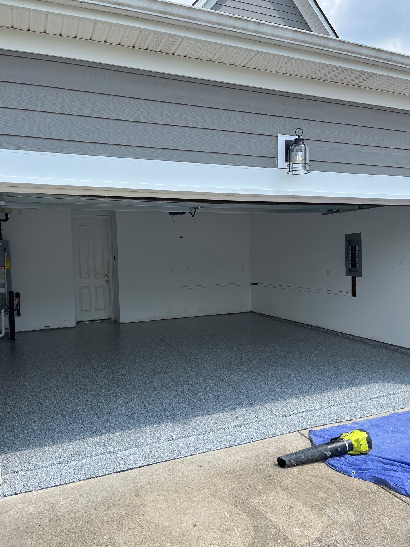Garage Floor Coating using Stonewash by My Garage Floor Guys