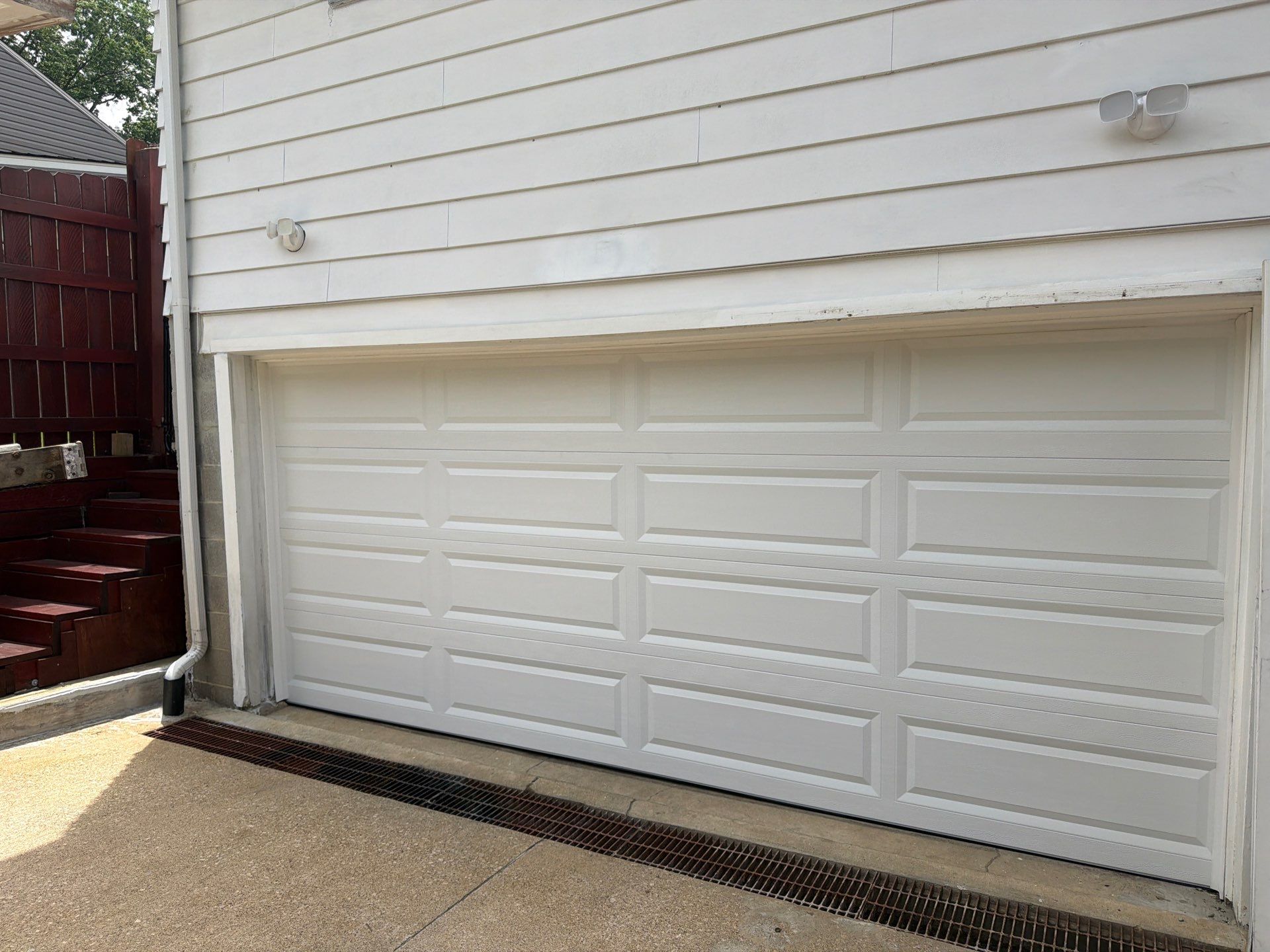 New Sectional Garage Door and LiftMaster Opener Installation in Akron by Ohio Garage Door Repair