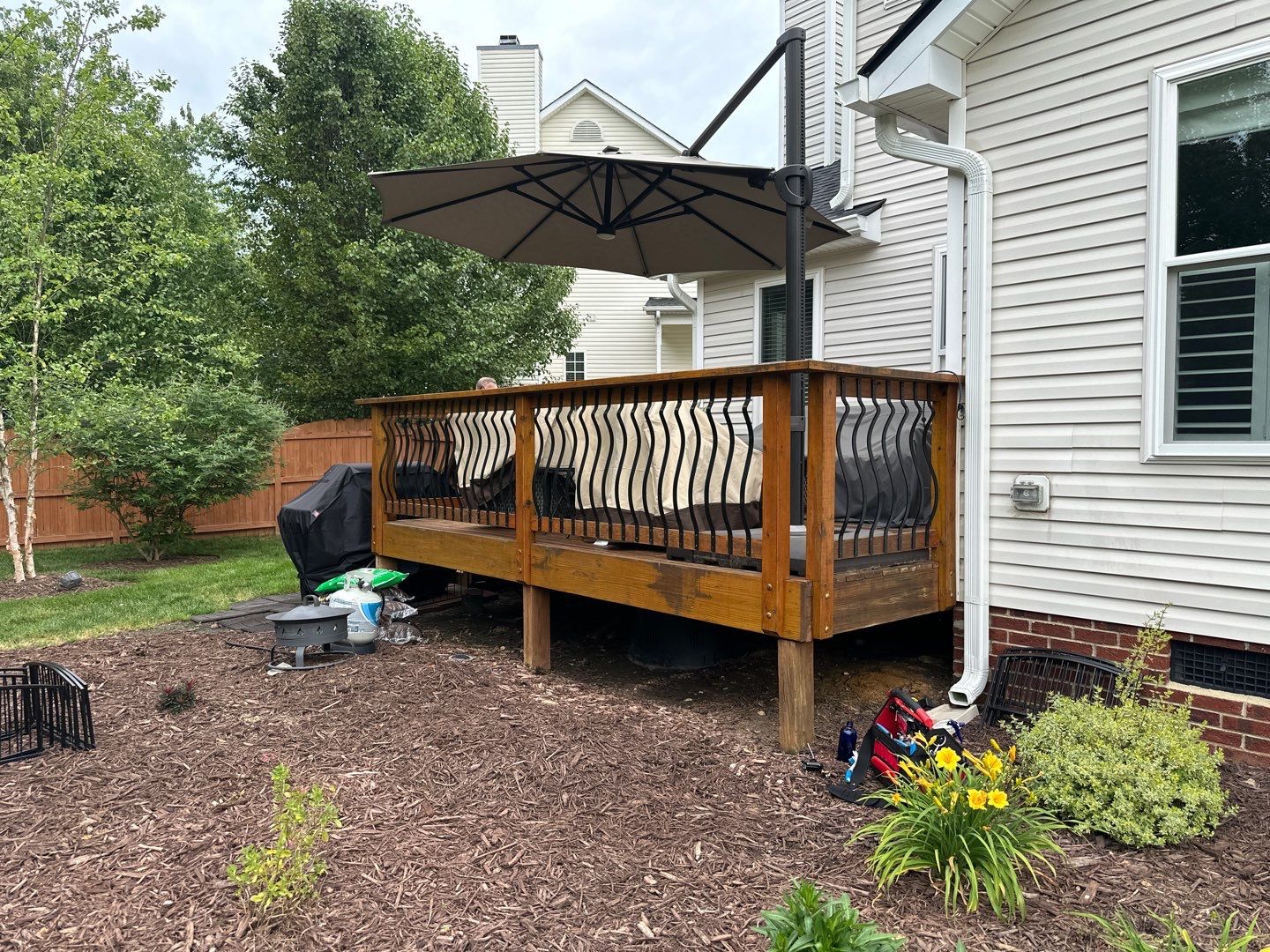 Weathered Deck using Wood Sealant by DuraSeal