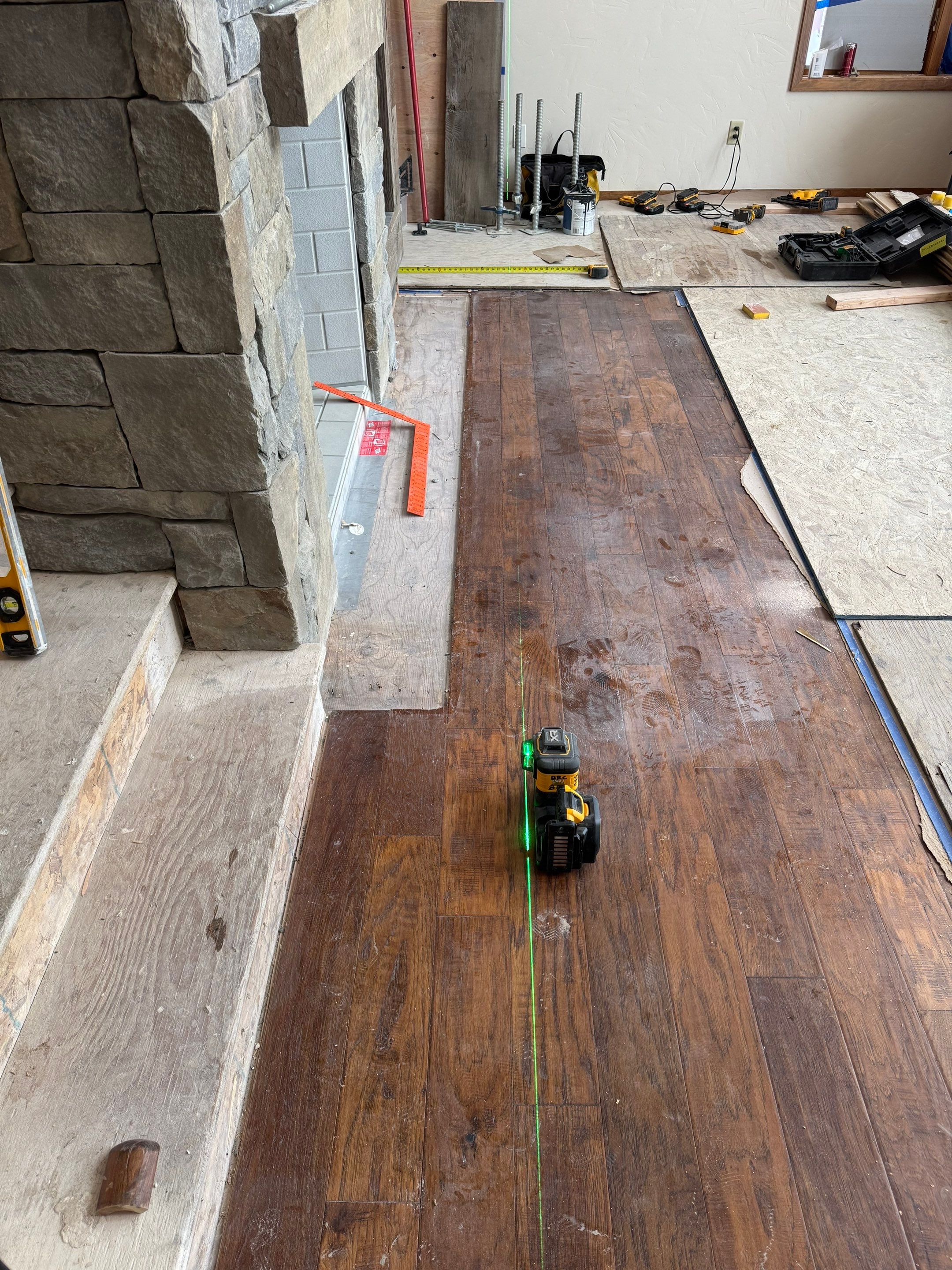 Renovation Project in Big Sky by Blue Room Construction LLC