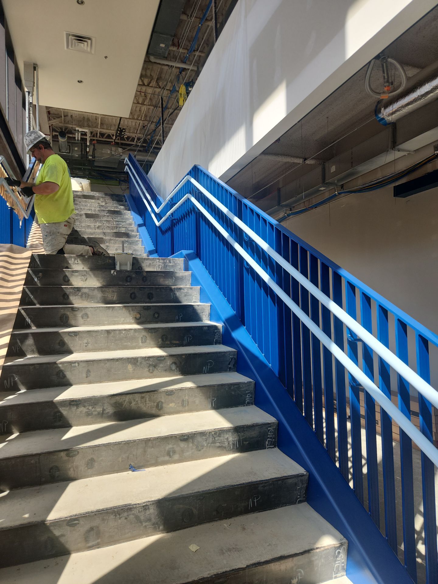 New Commercial Build Painting by Select Painting, Coatings & Garage Cabinets