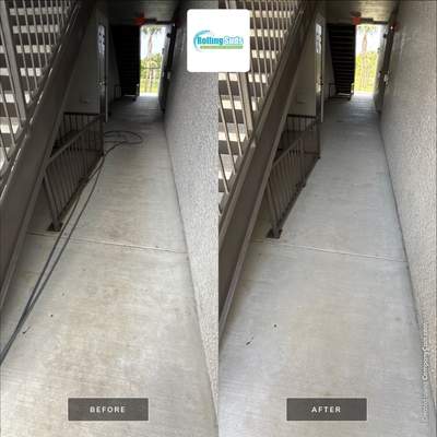 Multifamily Breezeway, Stairwell & Entryway Restoration - Melbourne, FL