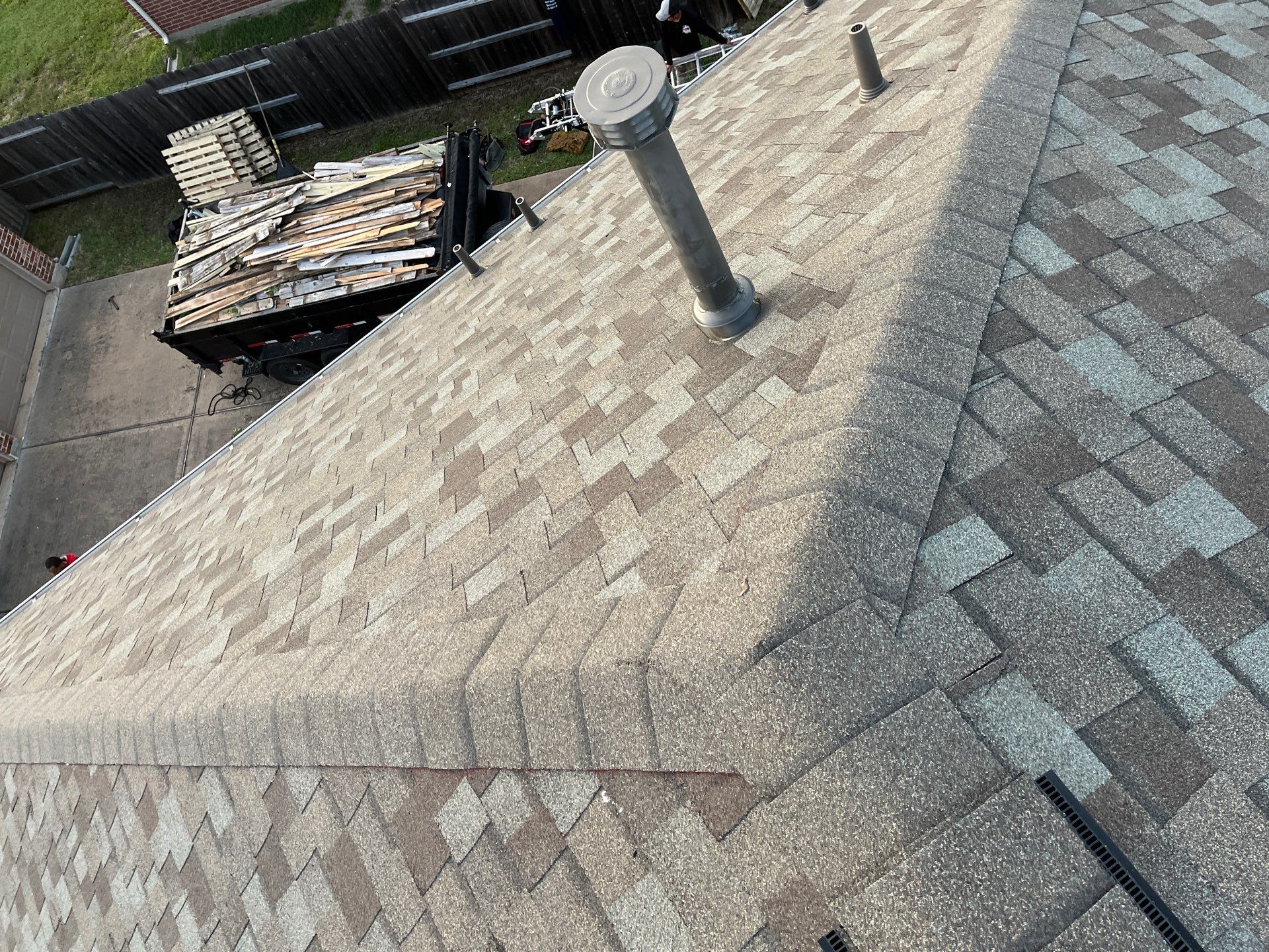 Residential Roofing Installation using Owen's Corning Duration (Lifetime) Shingles by Roof Repair Company