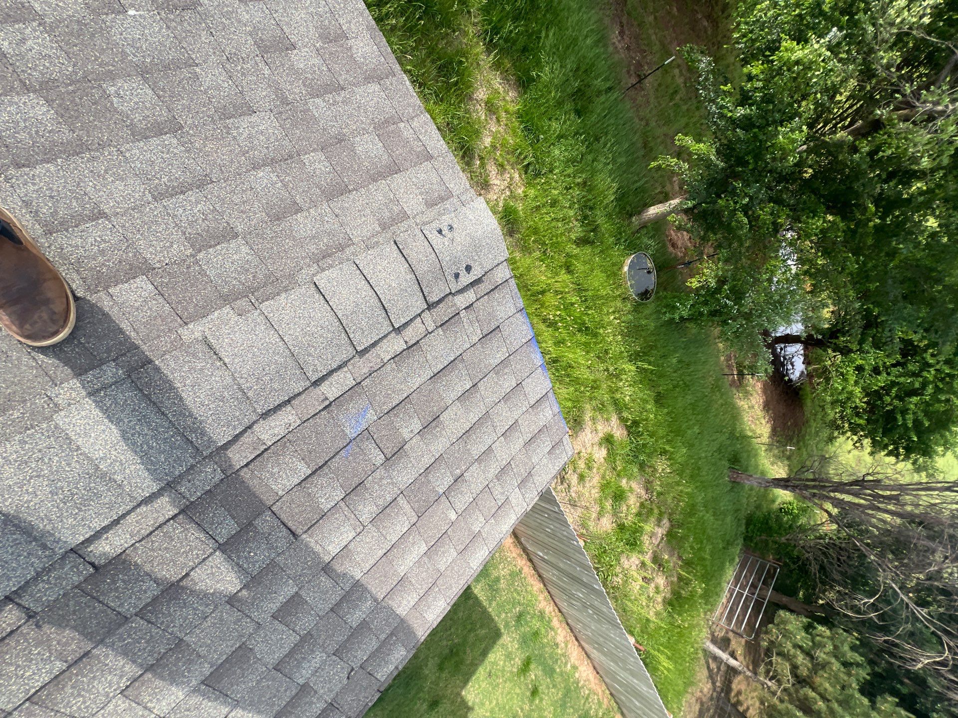 shed roof replacement in Moore by McCann's Roofing and Construction