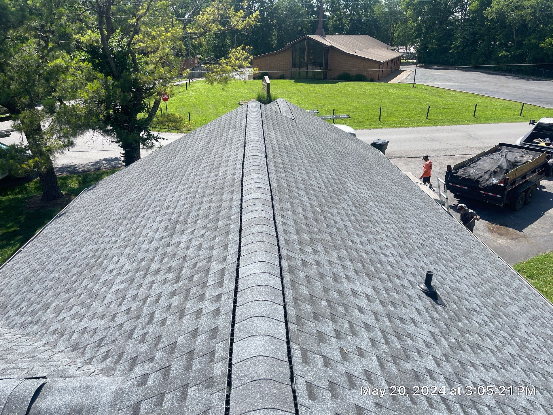 Residential Roofing Installation using GAF Timberline HDZ in Pewter Gray by Undersun Roofing 
