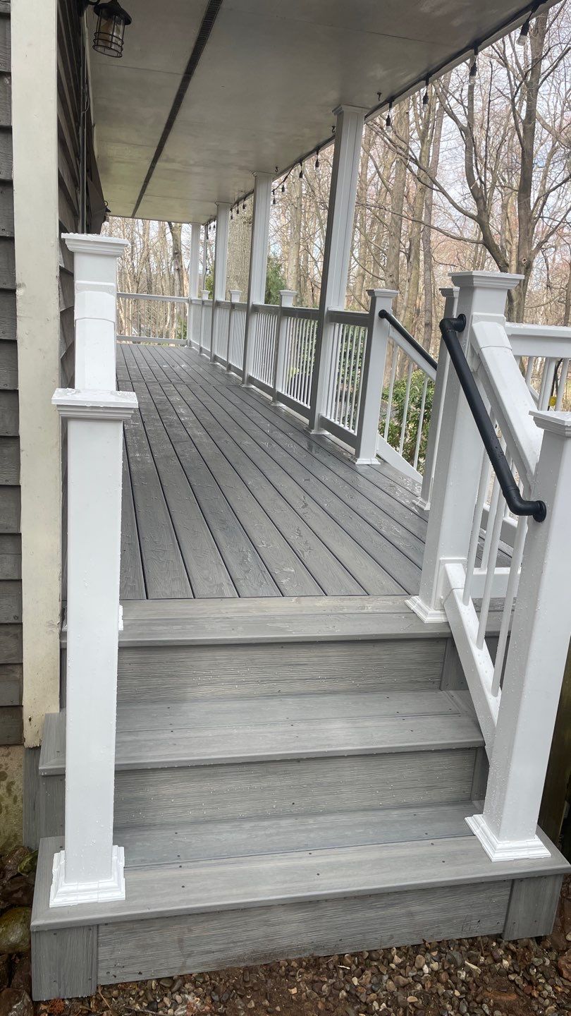 Porch Resurface in Clinton NJ by deck guardian