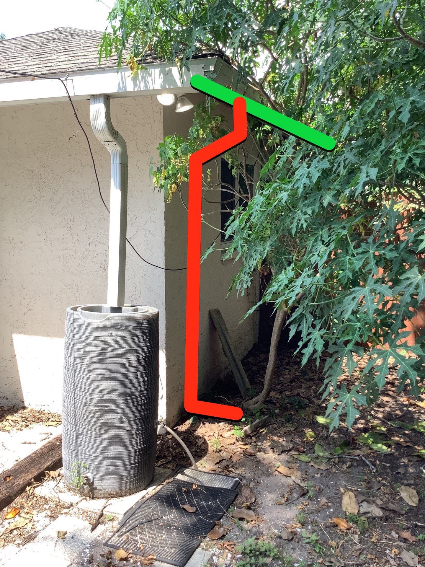 Seamless Gutter Installation using Splash Guard in Sarasota FL by Gutter Professors