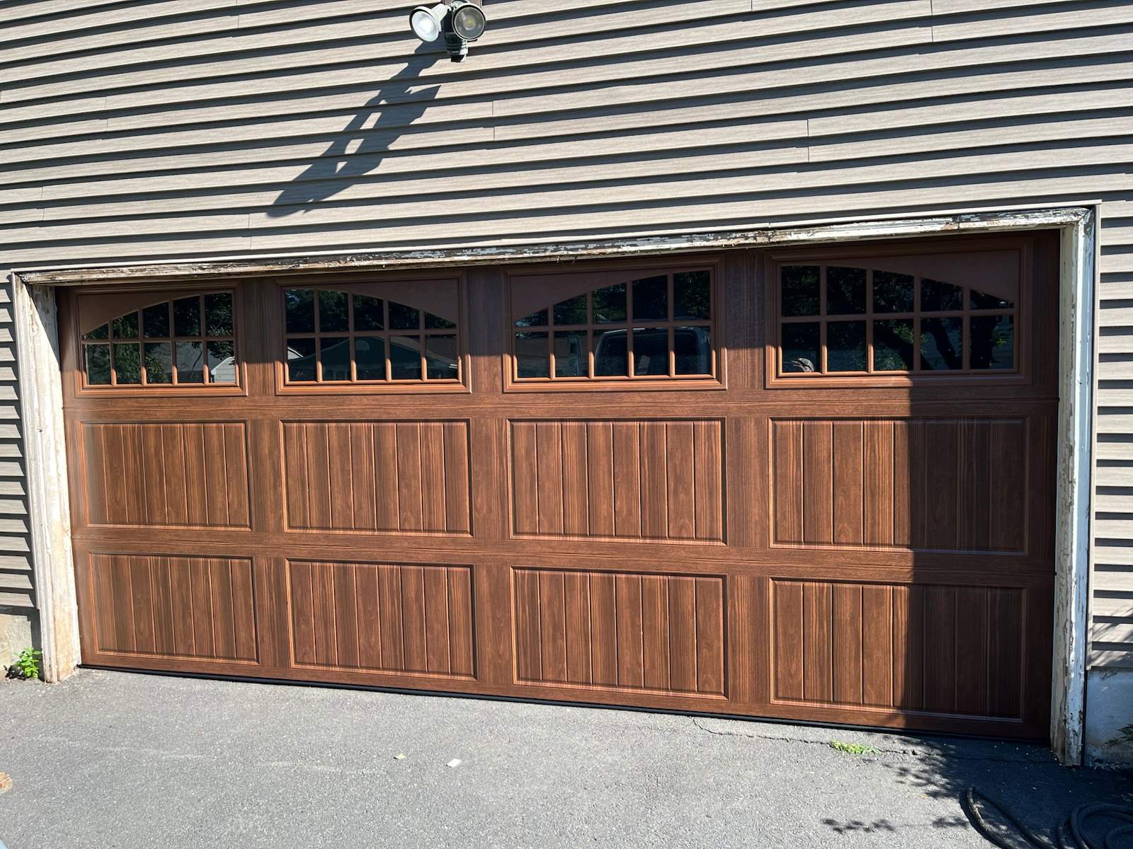 Classic Amarr Olympus Garage Door Transformation by DiGiorgi Roofing and Siding Inc