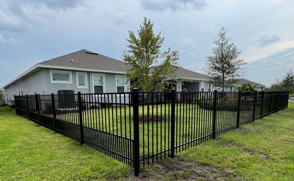 Aluminum Fence Installation In North River Ranch using Black 3 Rail Aluminum Fence by Asap fence and gates, LLC