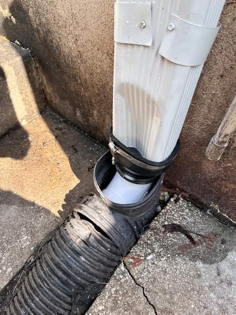 Downspout Installation in Longboat Key FL by Gutter Professors