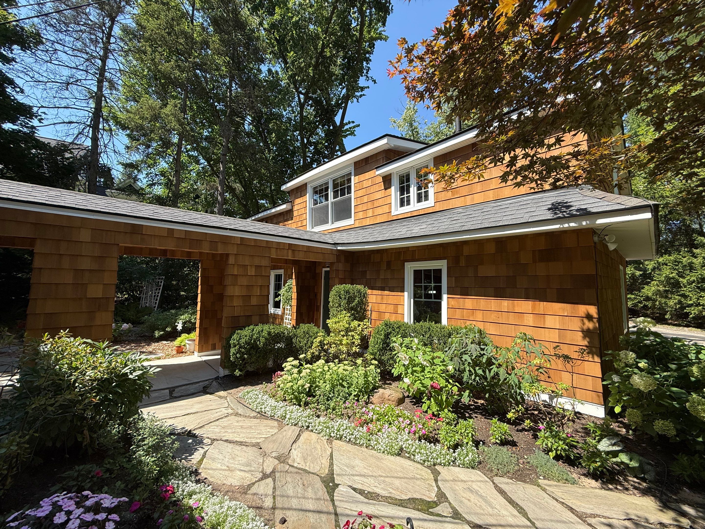 Cedar Siding Replacement  by Bloomfield Construction & Restoration