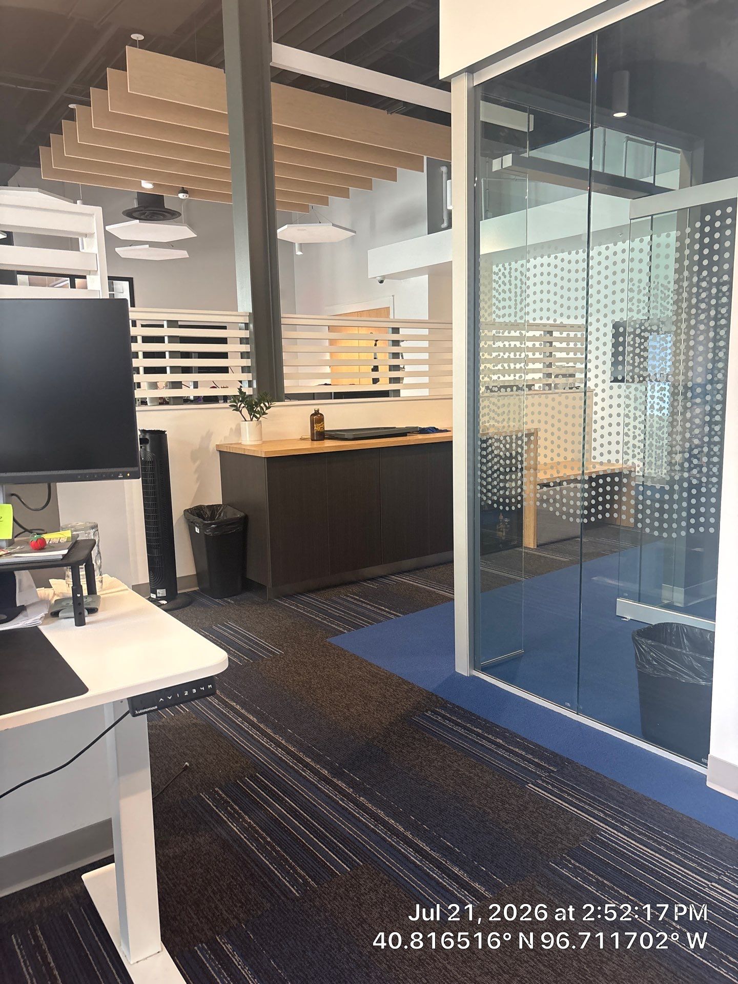 Modern Office Renovation with Glass Partitions in Lincoln by CompanyCam Sales Demo
