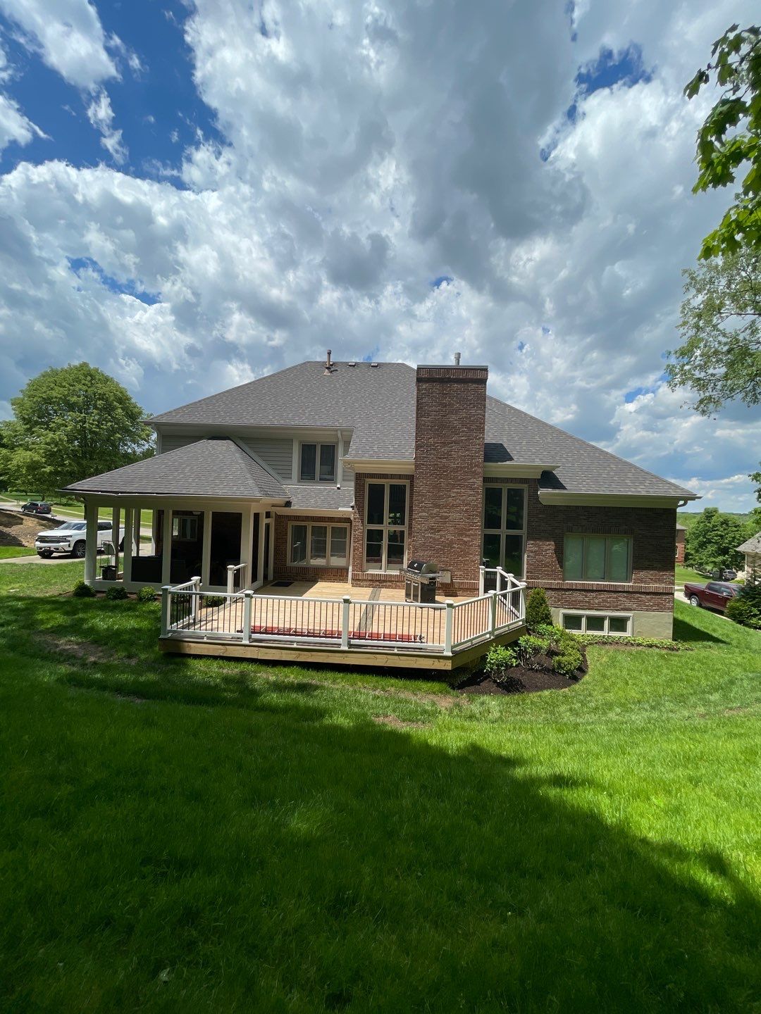 Residential Roofing Installation using Driftwood Durations by WIW Enterprises Inc