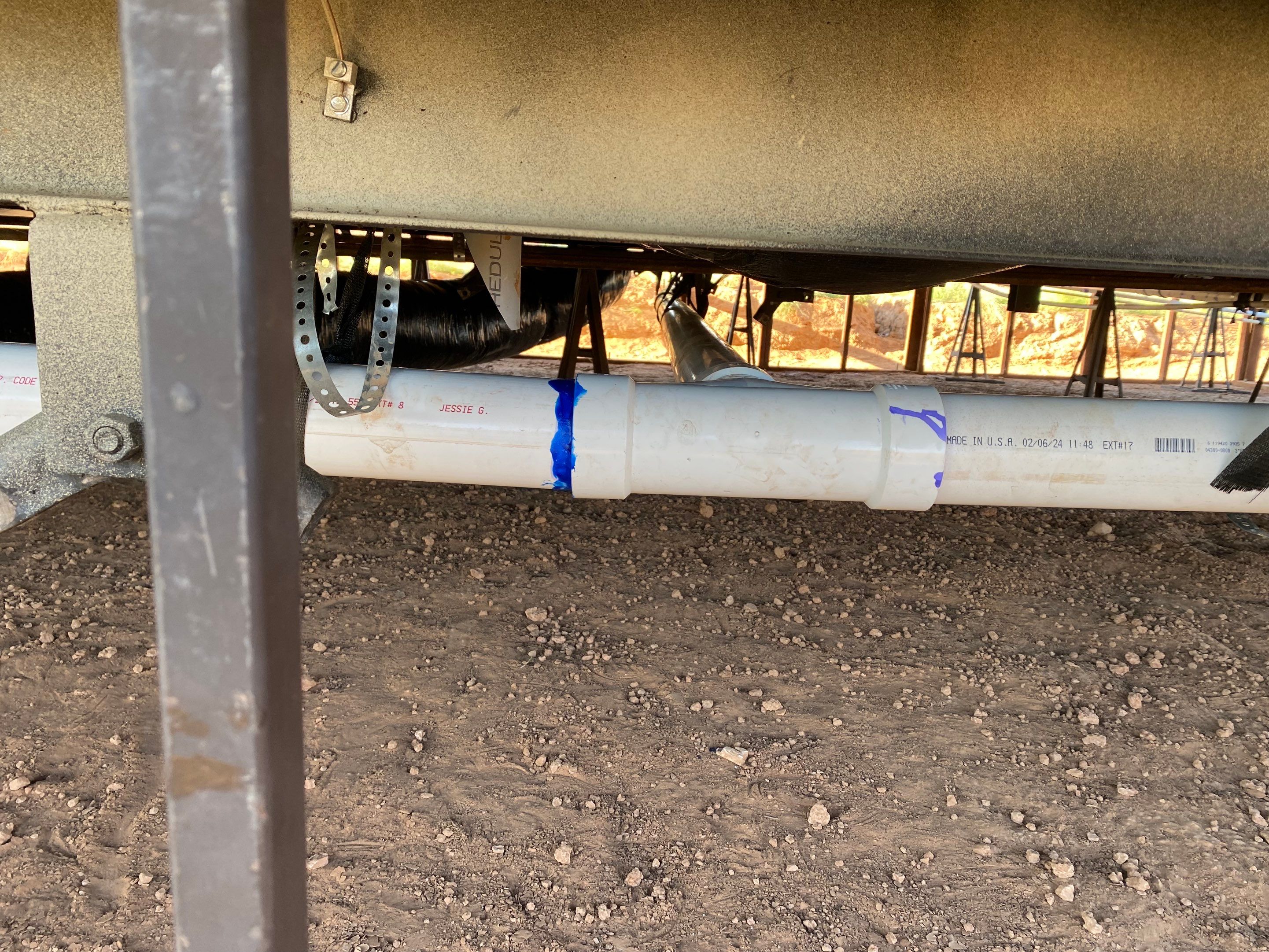 Project in Eloy by Mobile Home Installations