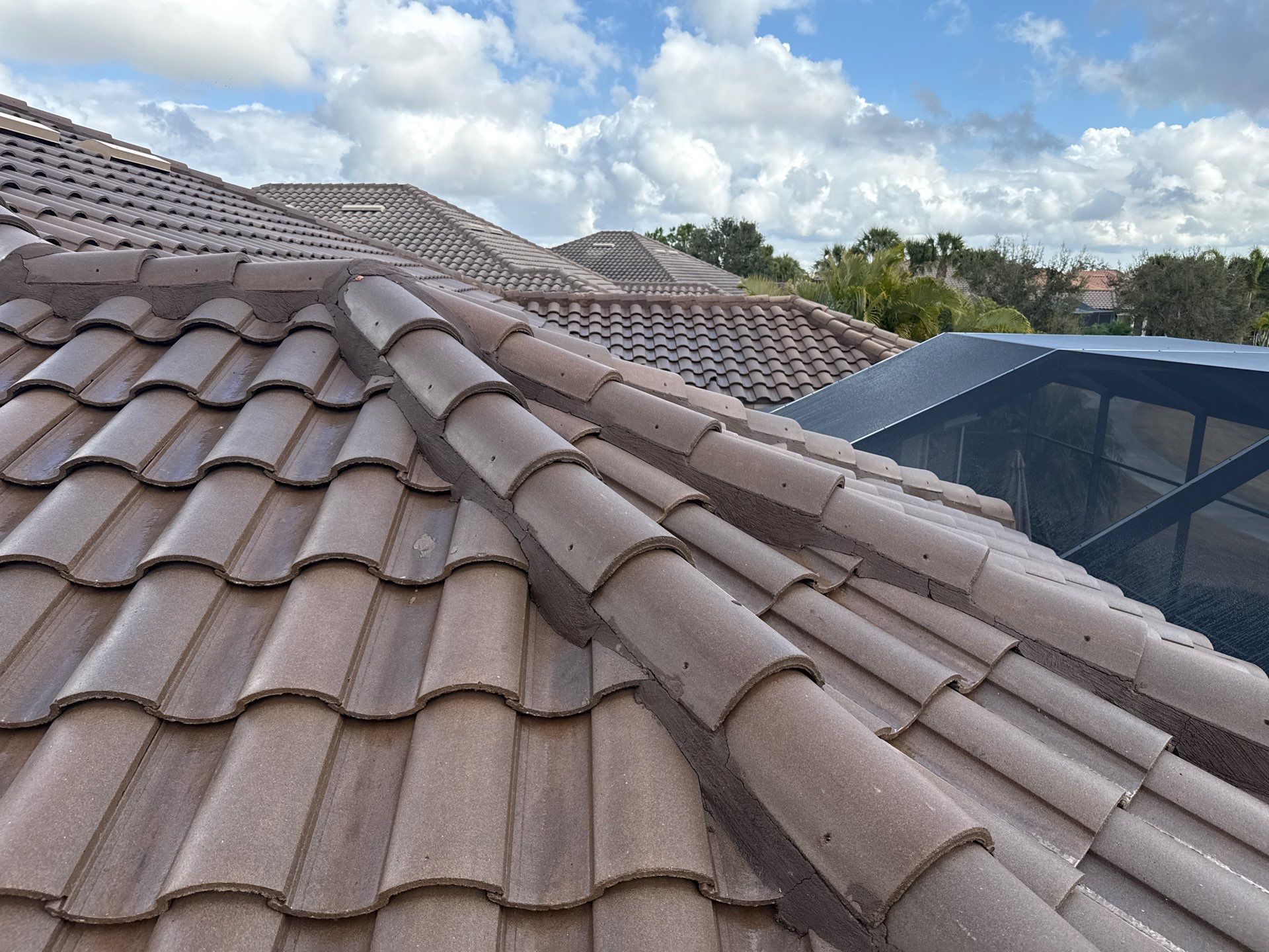 Barrel Tile Roof Cleaning – Lakewood Ranch, FL by Sunshine AquaWash