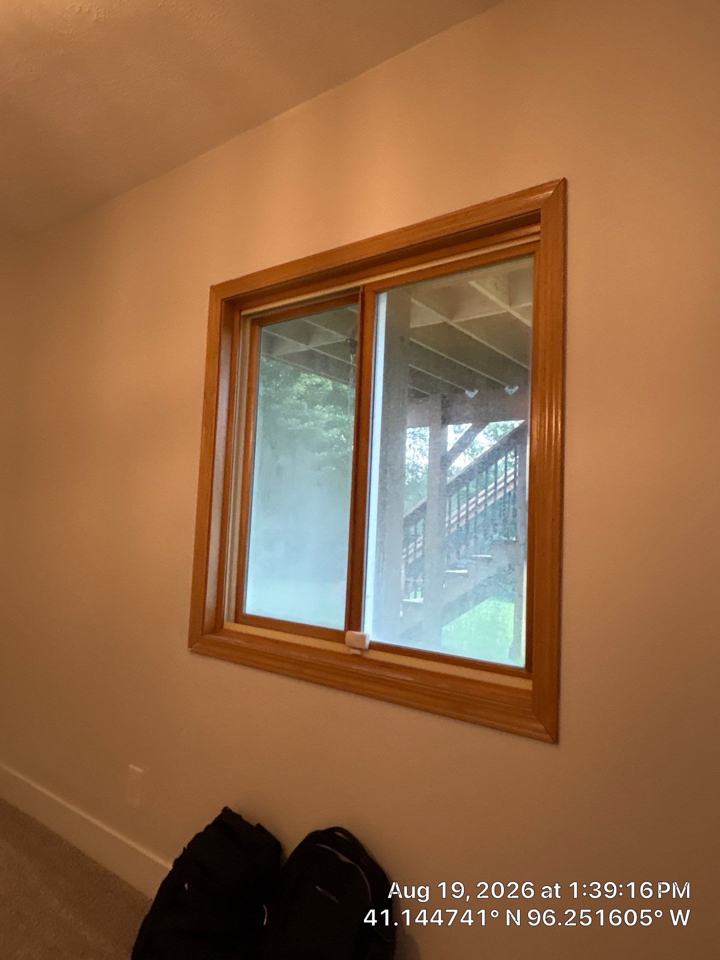 Wood-Framed Sliding Window Installation in Gretna by CompanyCam Sales Demo