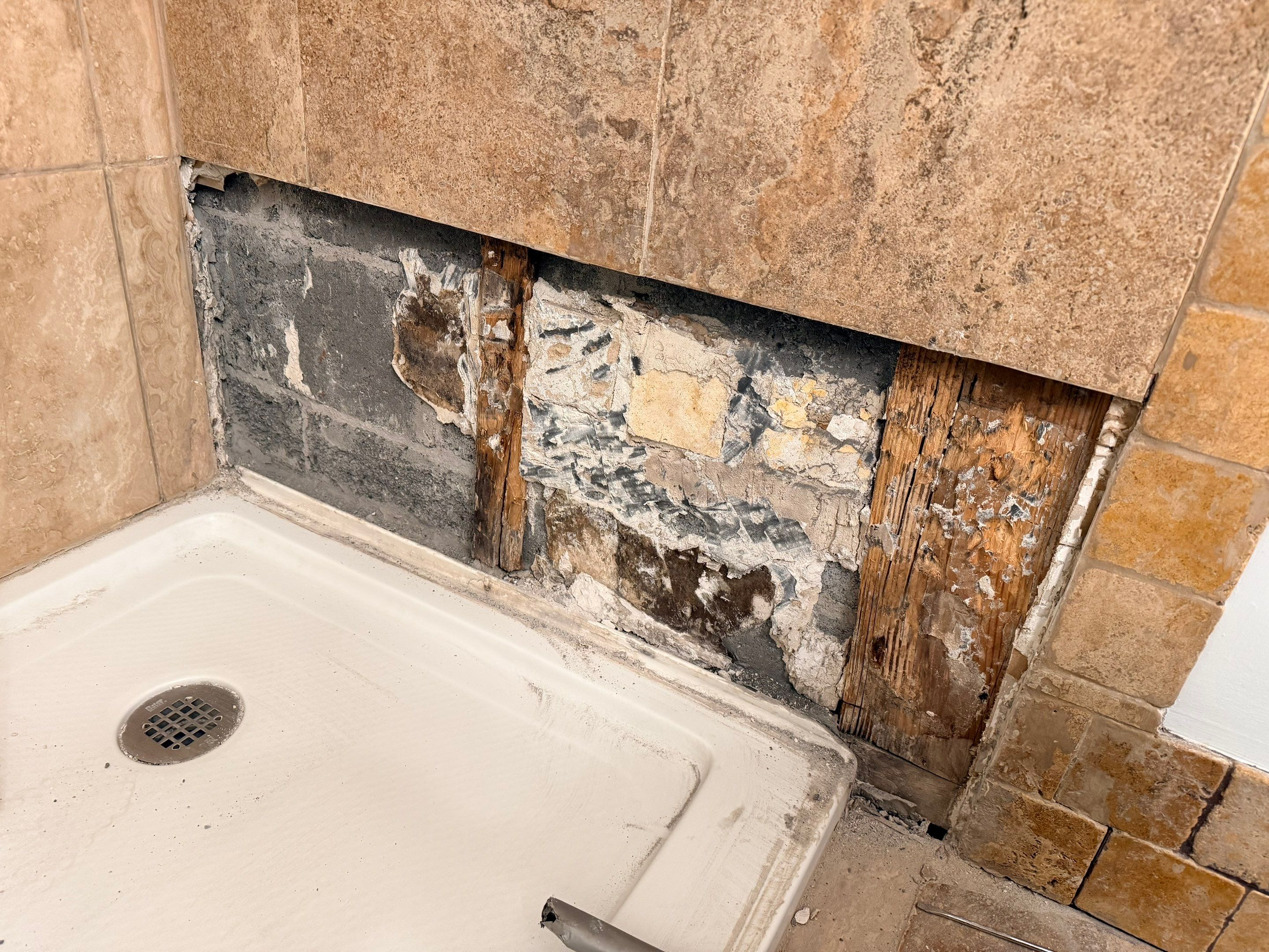 Tile work, Shower doors, Plumbing, Shelving, Doors by AXR Inc