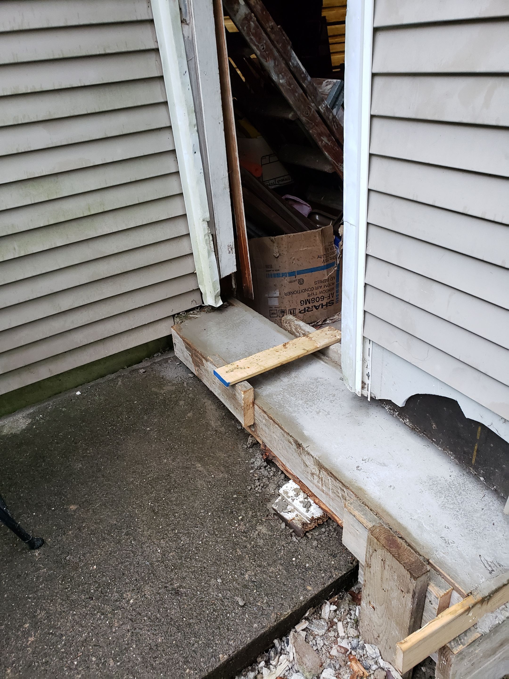 Door Installation using Thermatru replacement door by A Plus Exterior