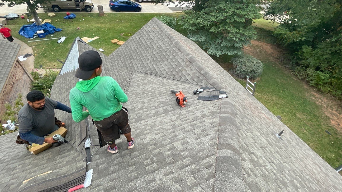 Residential Roofing Installation using GAF Natural Shadow  by A & H Roofing and Contracting
