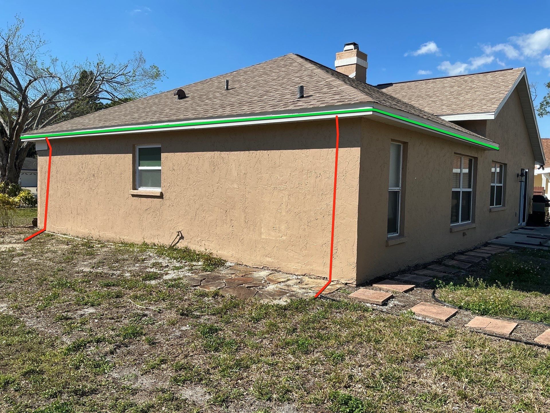 6 Inch Seamless Gutters using K-Style Seamless Gutters in Sarasota FL by Gutter Professors